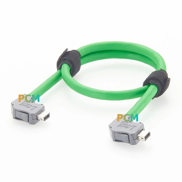 Right Angle IX Industrial Ethernet Cable factory