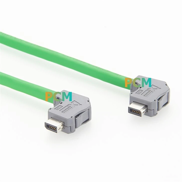 Right Angle IX Industrial Ethernet Cable suppliers