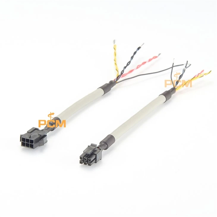 6 Circuits Micro-Fit Female Male To Pigtail Wire Harness For LED Light