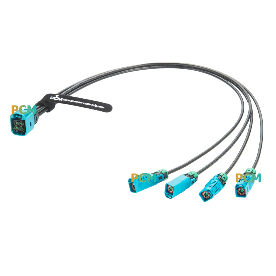 IP67 Waterproof TE Mini Fakra Cable 1-2360000-1
