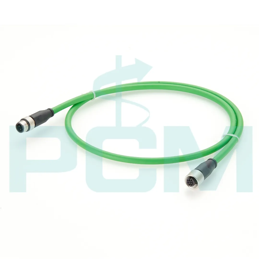 M12 4 Pozycja D Kodowany kabel przedłużający męski na żeński