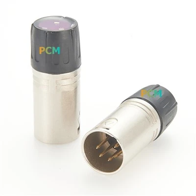 DMX 512 3 Pin XLR męski adapter męski dla świateł