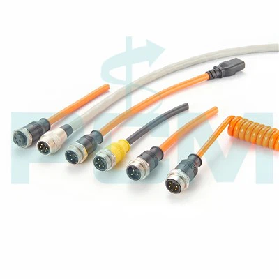 Przemysłowy czujnik DeviceNet 7/8-16UN M12 okrągły kabel łączący rozdzielacz