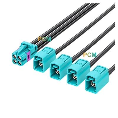 Kabel Rosenberger Mini FAKRA na Quad FAKRA